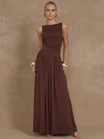 Mozision Sleek Essence Maxi Dress