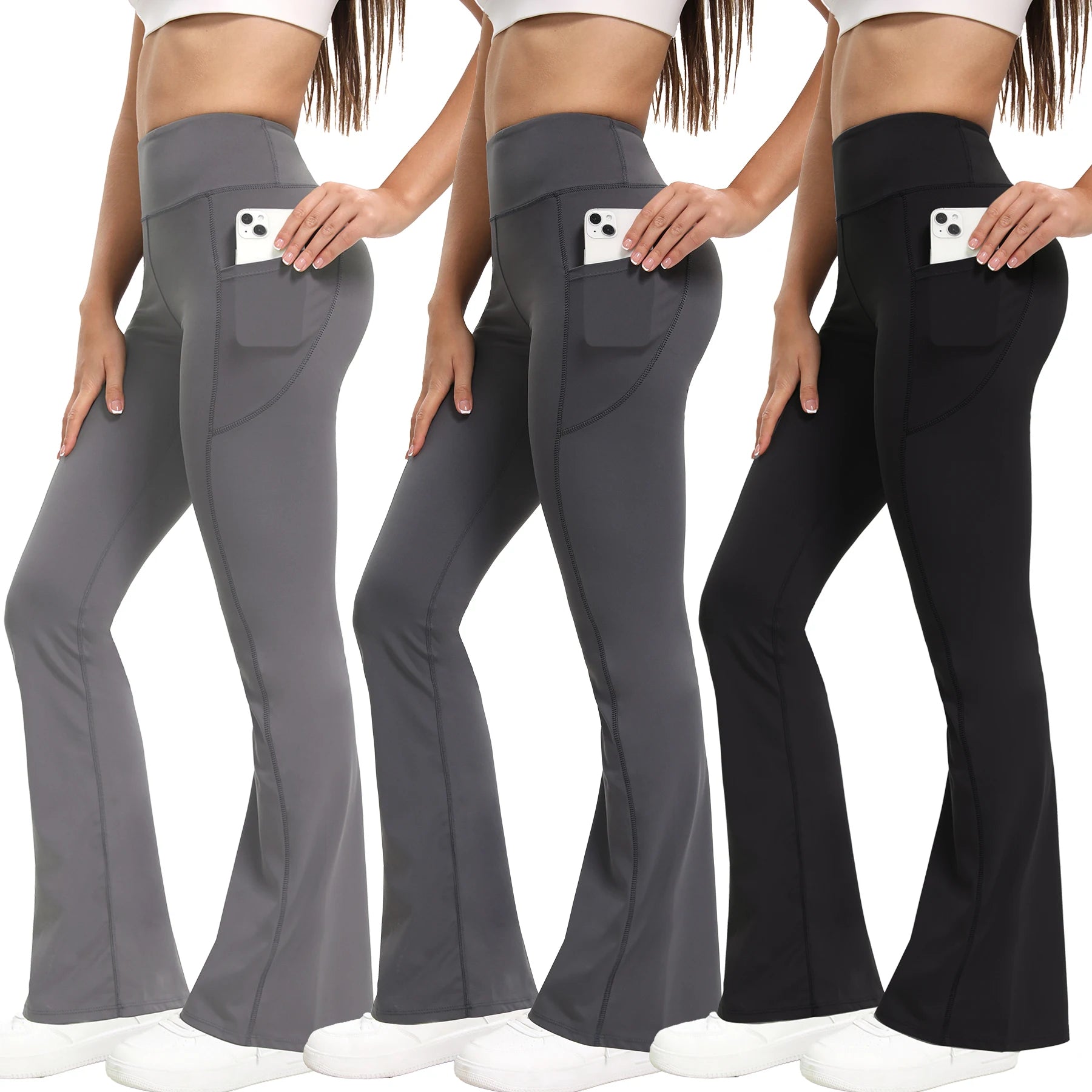SculptFlex High-Waist Flare Pants
