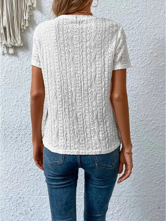 Classic Lace Work Blouse