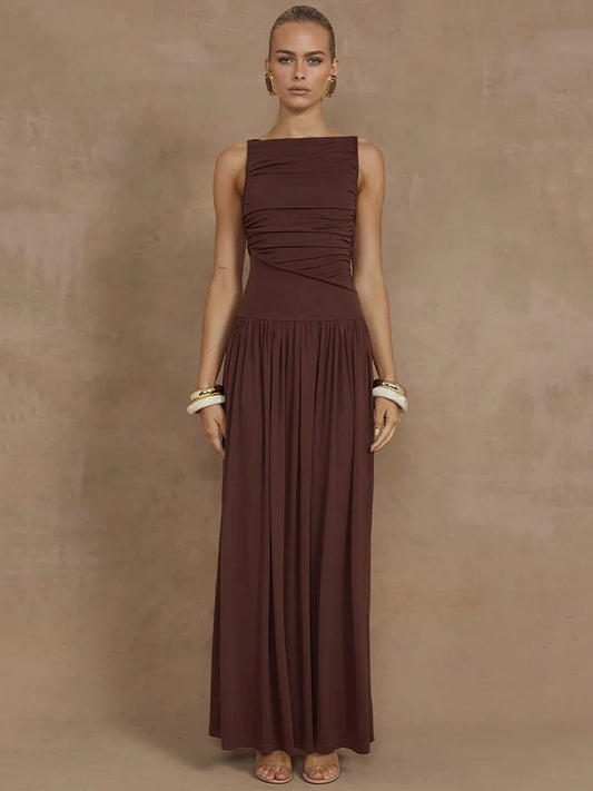 Mozision Sleek Essence Maxi Dress